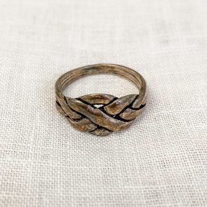 Vintage Irish Celtic Knot Ring Size 8